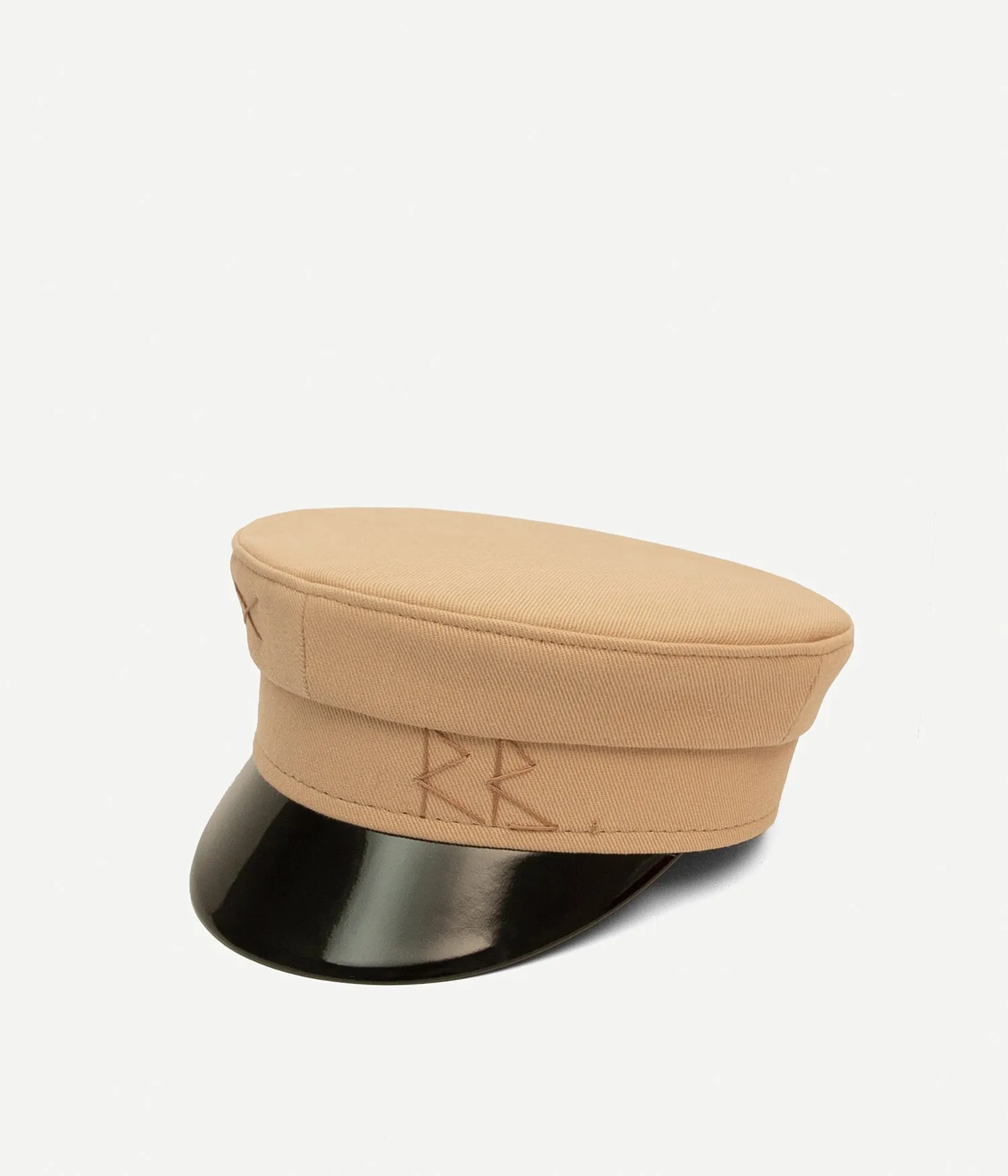 Beige Cotton Baker Boy Cap sold by Ruslan Baginskiy product image thumbnail 3