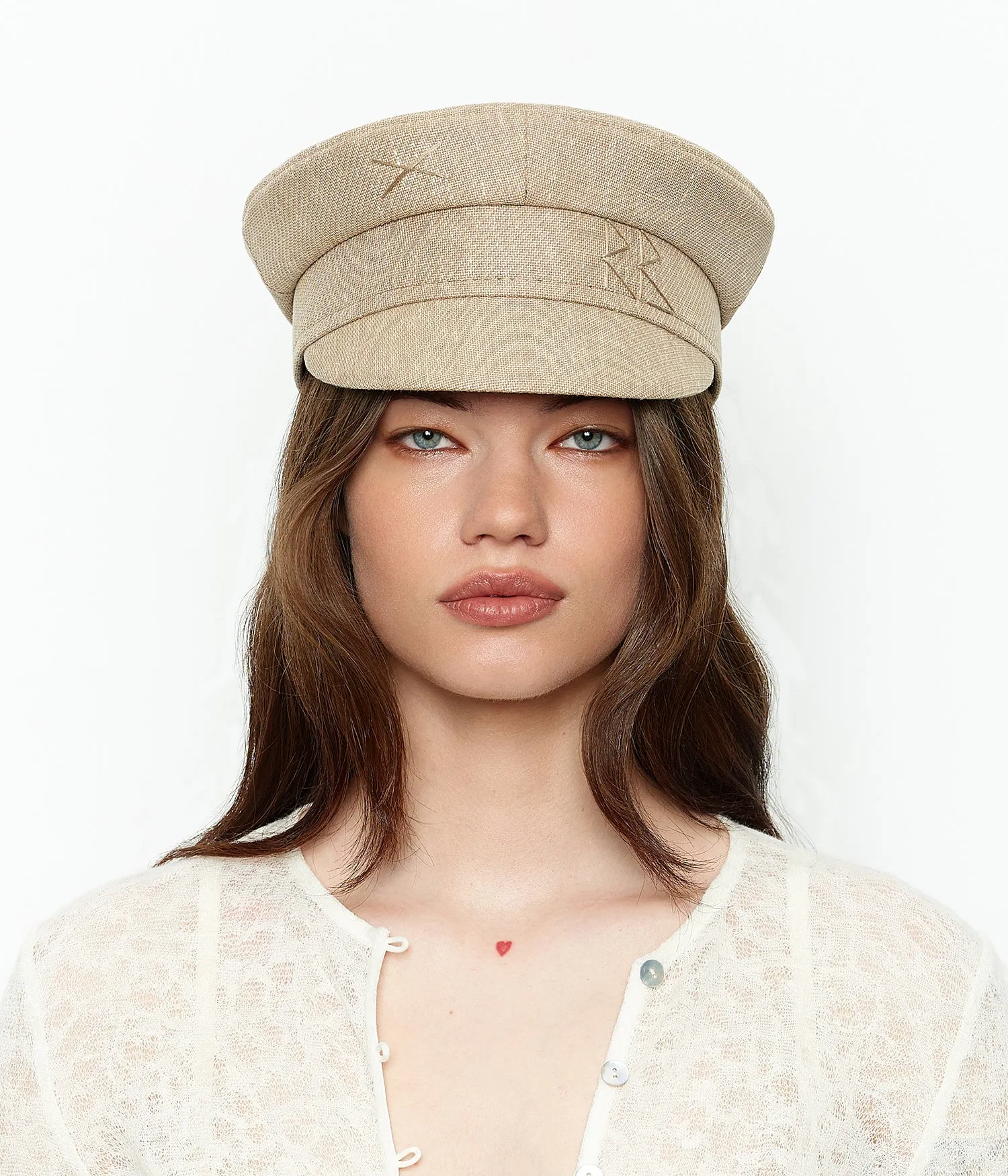 Logo-embroidered Baker Boy Cap sold by Ruslan Baginskiy product image thumbnail 3