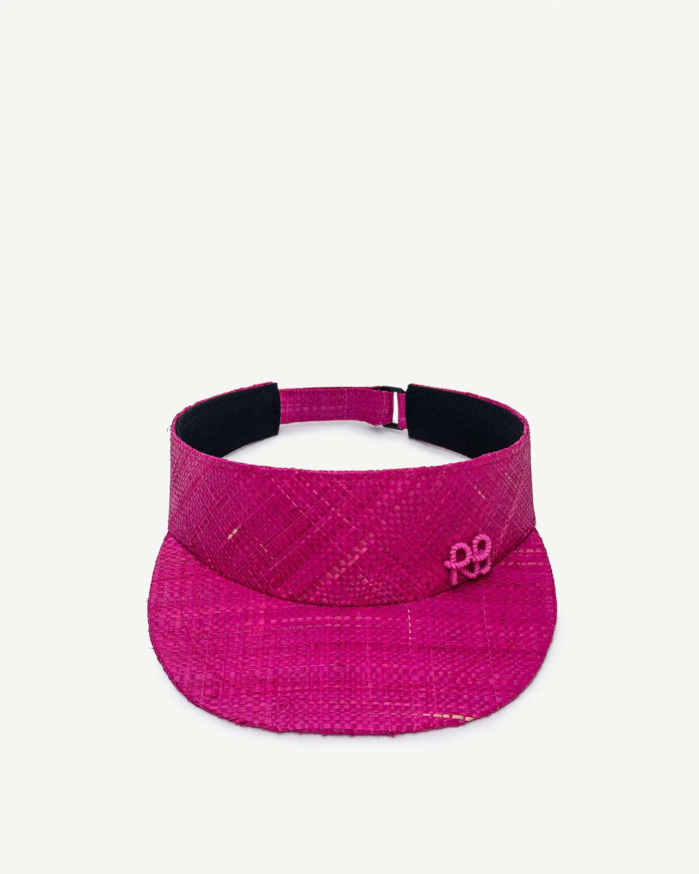 Monogram-embellished Straw Visor sold by Ruslan Baginskiy