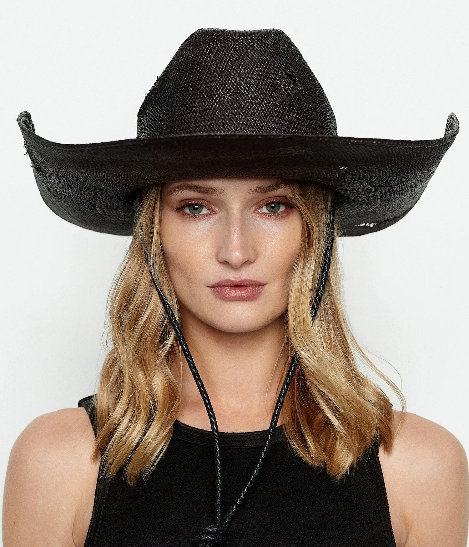 Cowboy Hat with Leather Trim sold by Ruslan Baginskiy product image thumbnail 3