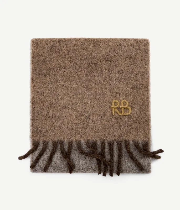 Fringed Alpaca-blend Scarf Max made by Ruslan Baginskiy