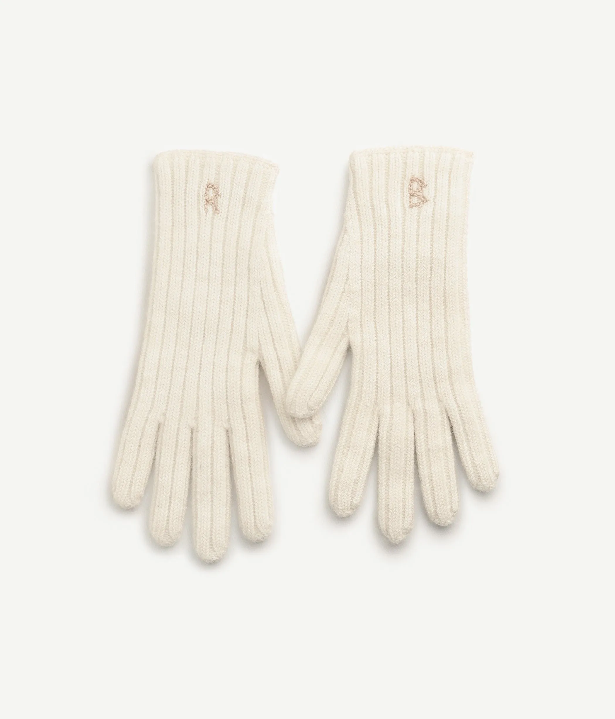 Monogram-embroidered Wool Gloves sold by Ruslan Baginskiy