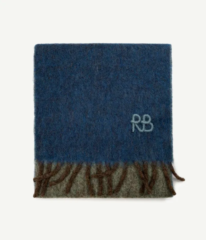 Fringed Alpaca-blend Scarf Max made by Ruslan Baginskiy