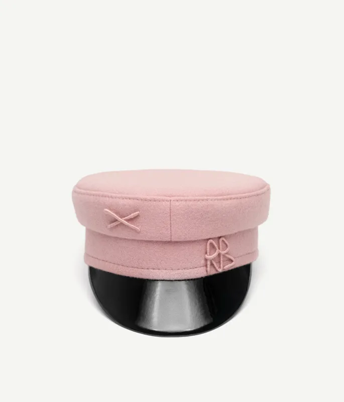 Logo-embellished Baker Boy Cap made by Ruslan Baginskiy