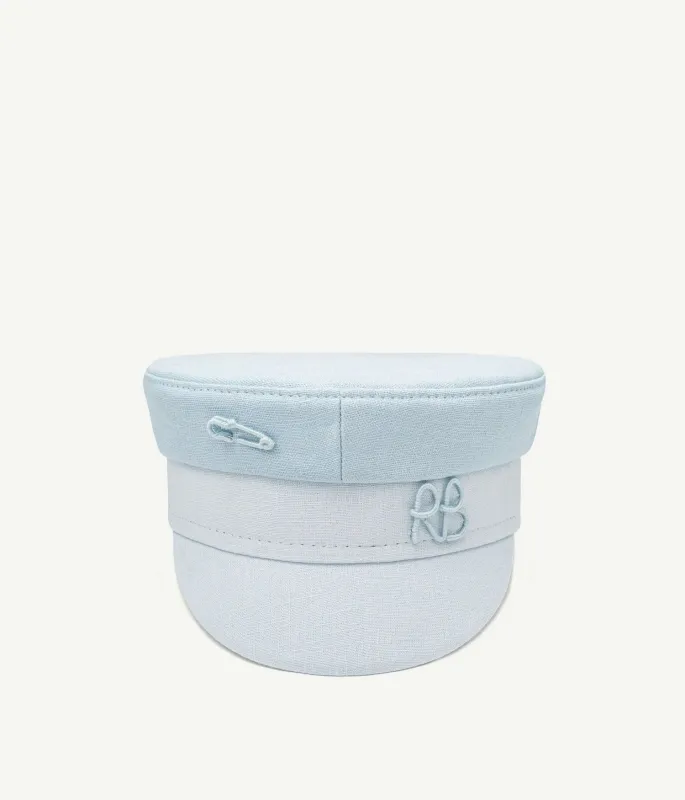 Safety-pin "Summer Sky" Baker Boy Cap made by Ruslan Baginskiy