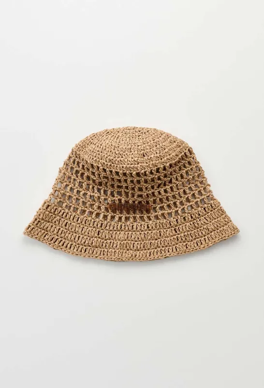 Raffia Bucket Hat made by CMMN SWDN
