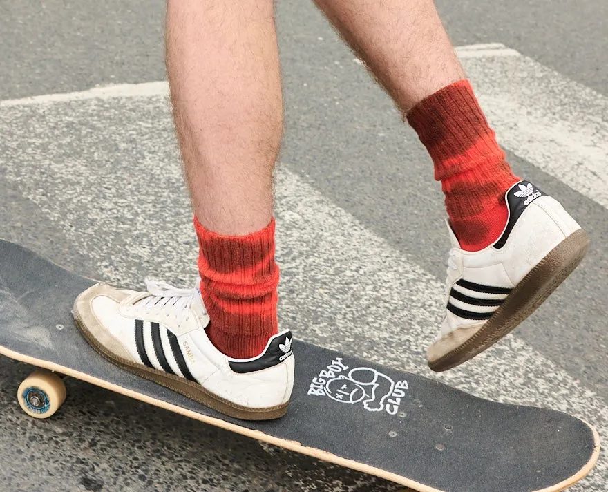 Men Tie Dye Socks - Ecru / Olive sold by Escuyer product image thumbnail 2