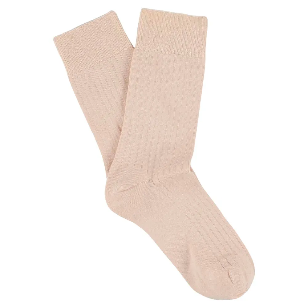 Women Classic Ribbed Socks - Pink sold by Escuyer