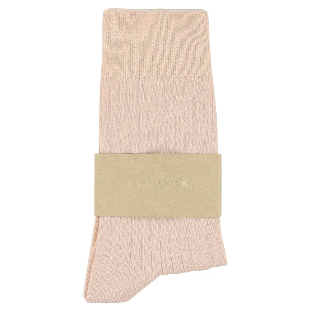 Women Classic Ribbed Socks - Pink sold by Escuyer product image thumbnail 2