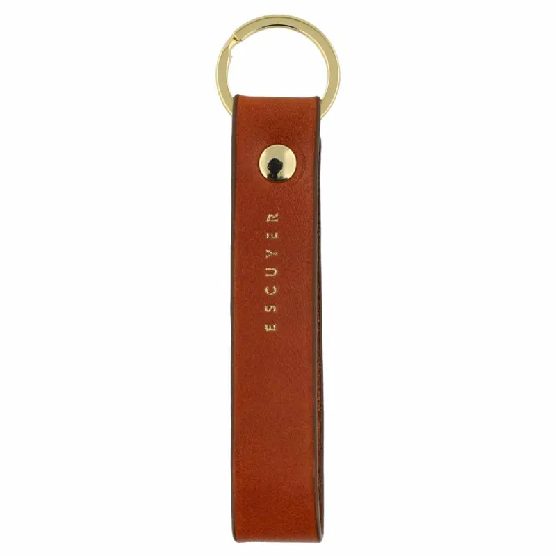 Leather Keychain — Cognac made by Escuyer