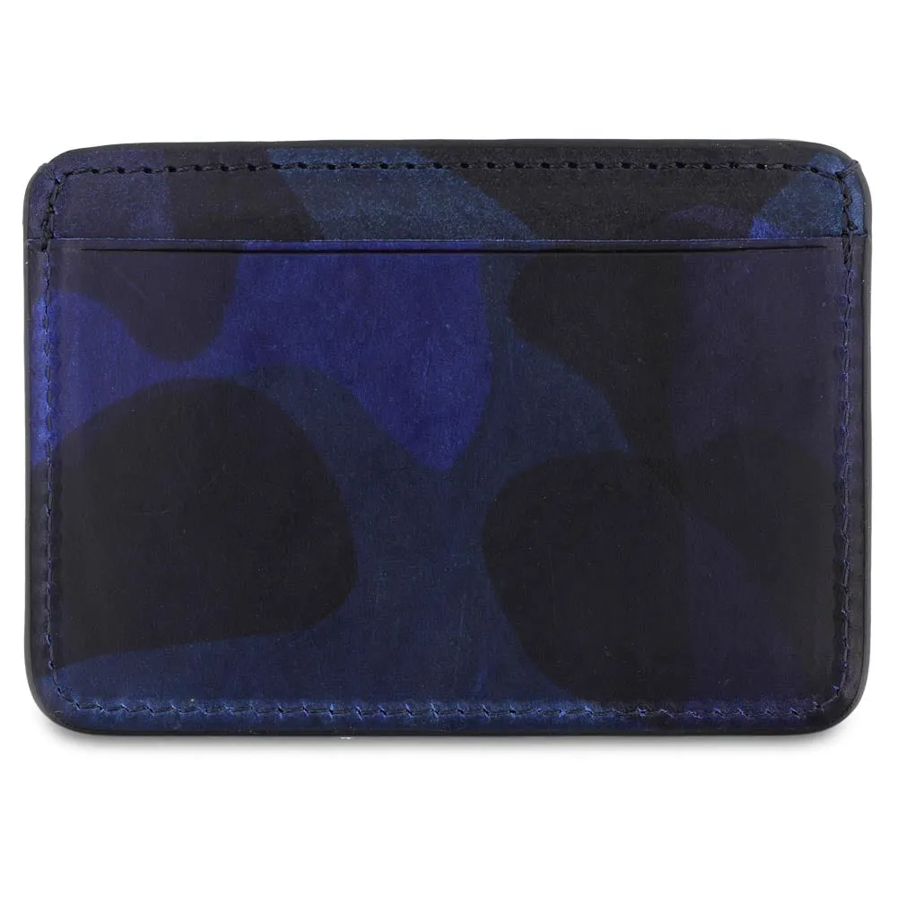 Leather Cardholder — Blue Camouflage sold by Escuyer product image thumbnail 2