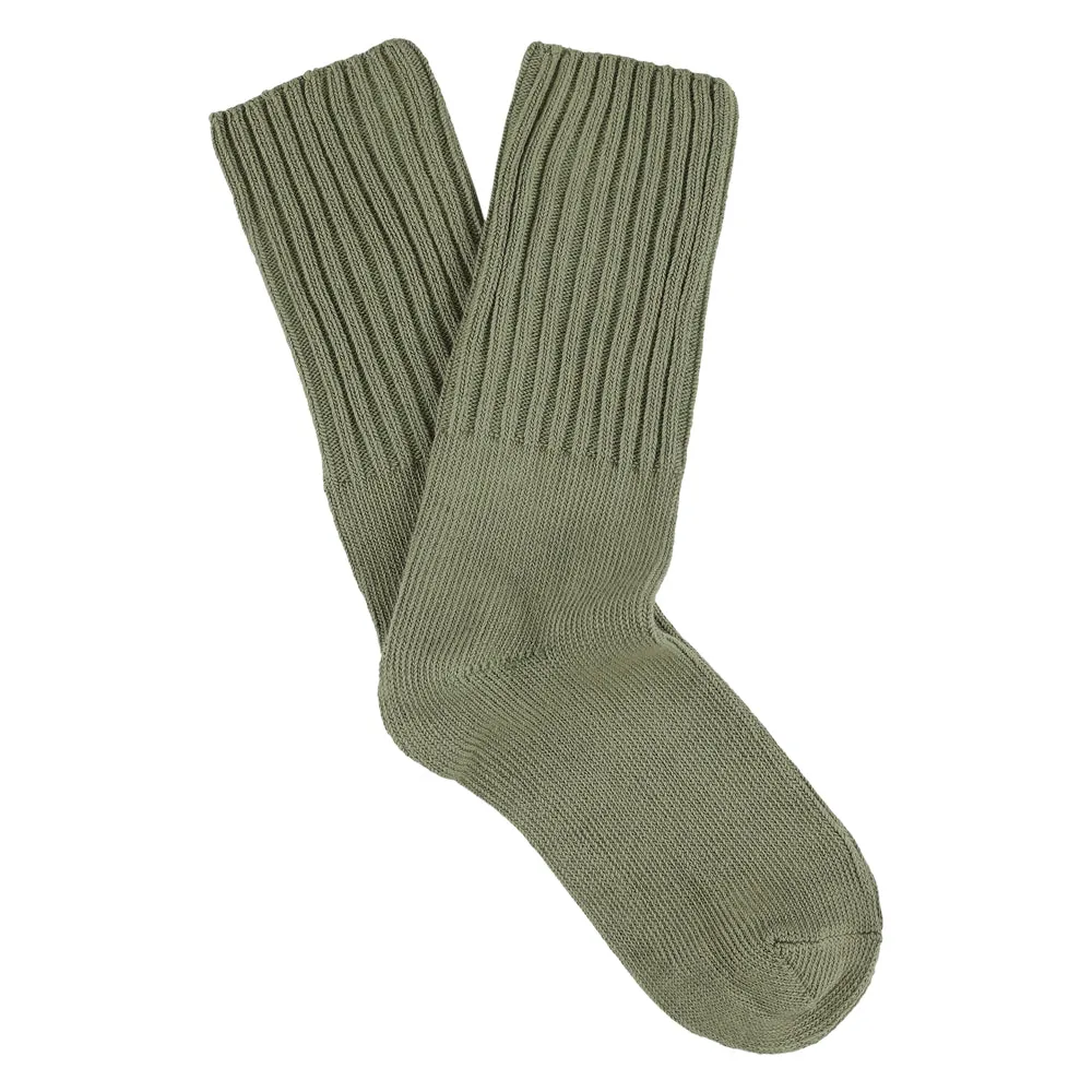 Women Crew Socks - Light Khaki sold by Escuyer