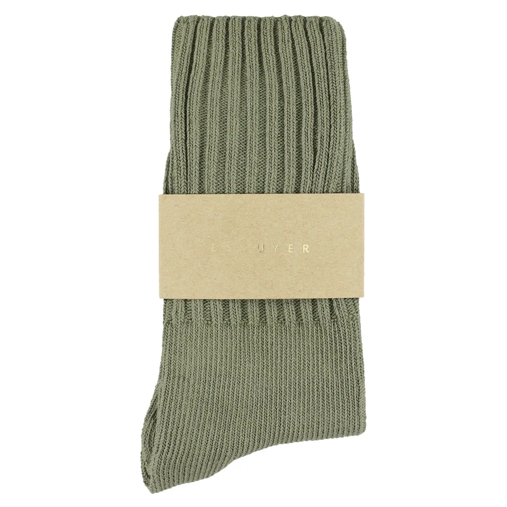 Women Crew Socks - Light Khaki sold by Escuyer product image thumbnail 2