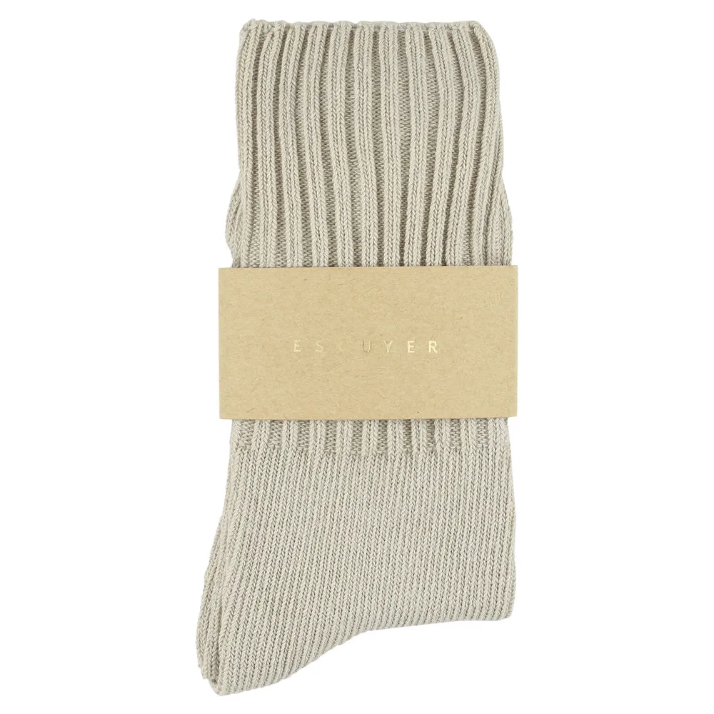 Women Crew Socks - White Pepper sold by Escuyer product image thumbnail 2