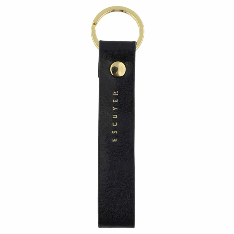 Leather Keychain — Blue made by Escuyer