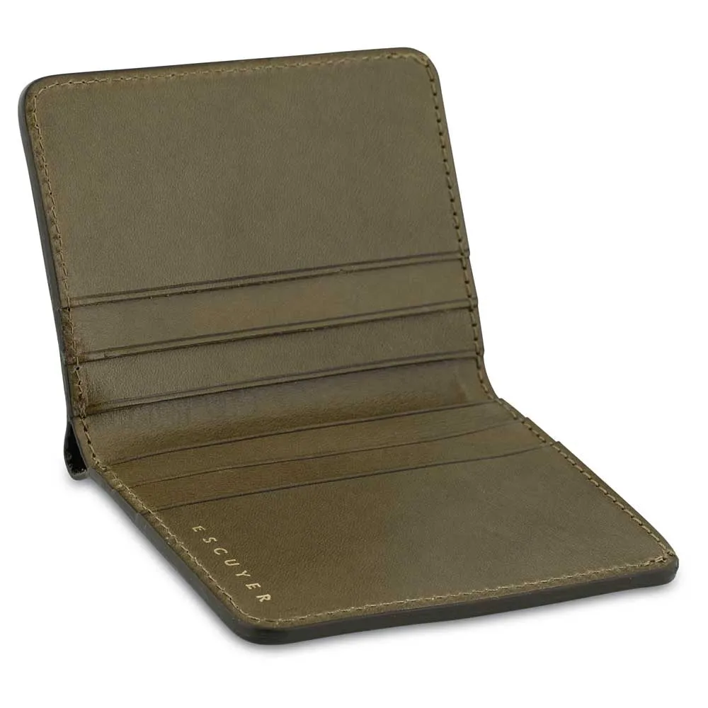Slim Wallet — Khaki sold by Escuyer product image thumbnail 4