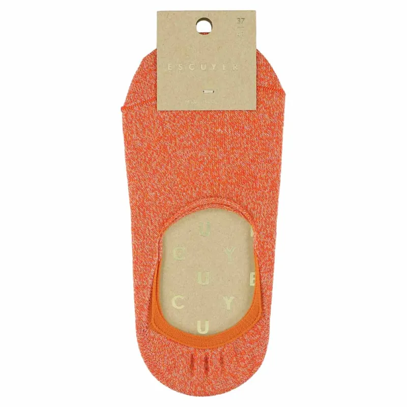Women No Show Socks - Orange made by Escuyer