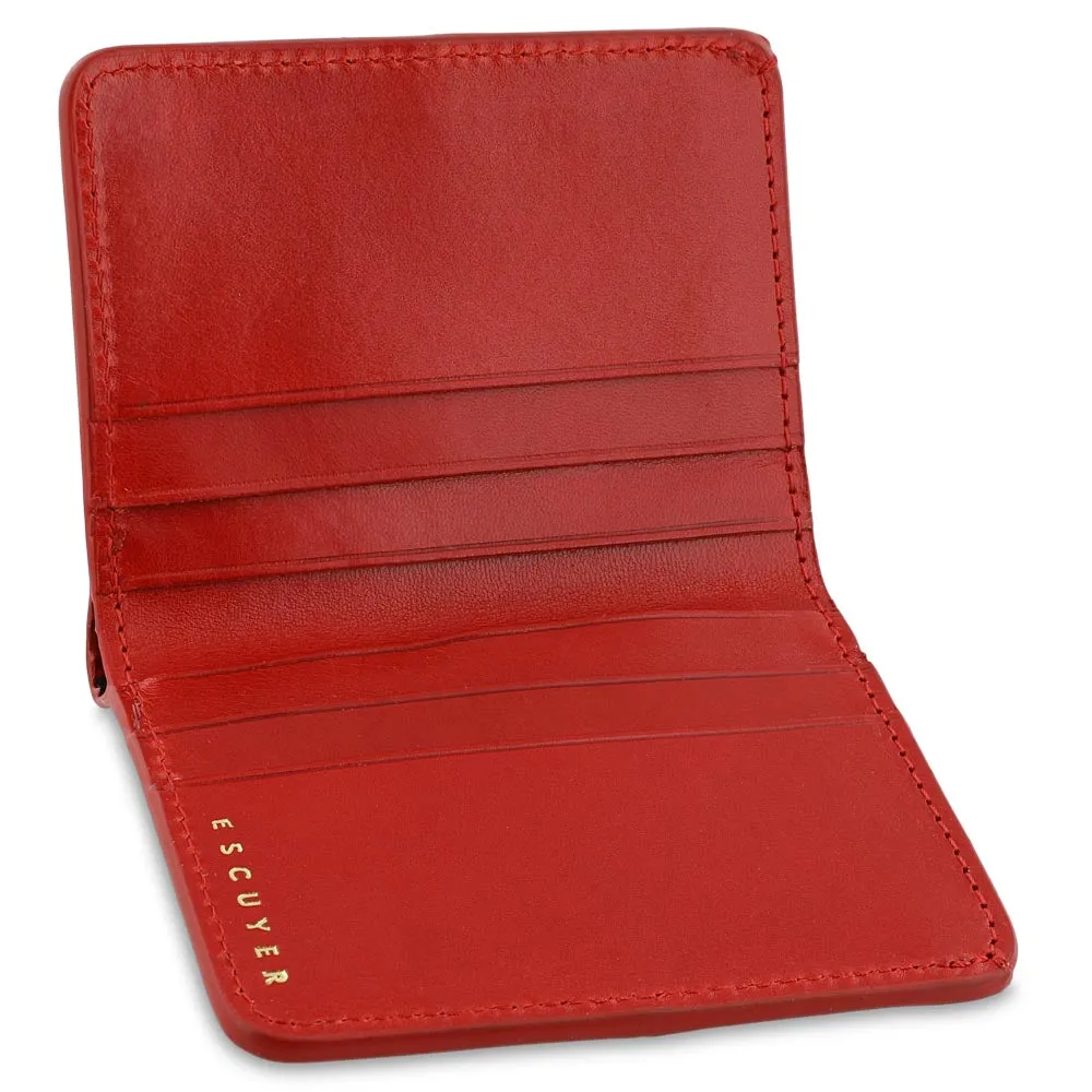 Slim Wallet - Red / Pink sold by Escuyer product image thumbnail 4