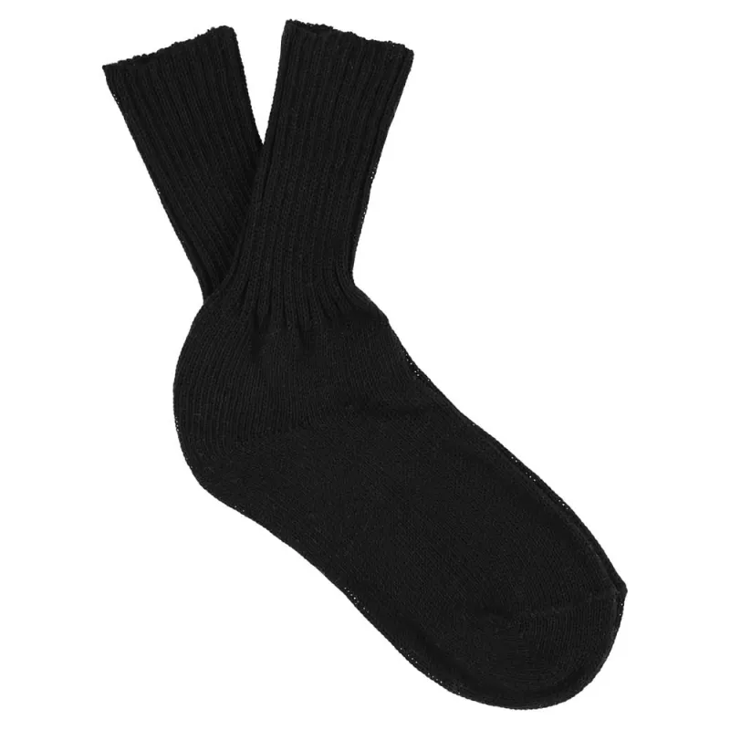 Women Crew Socks - Black made by Escuyer