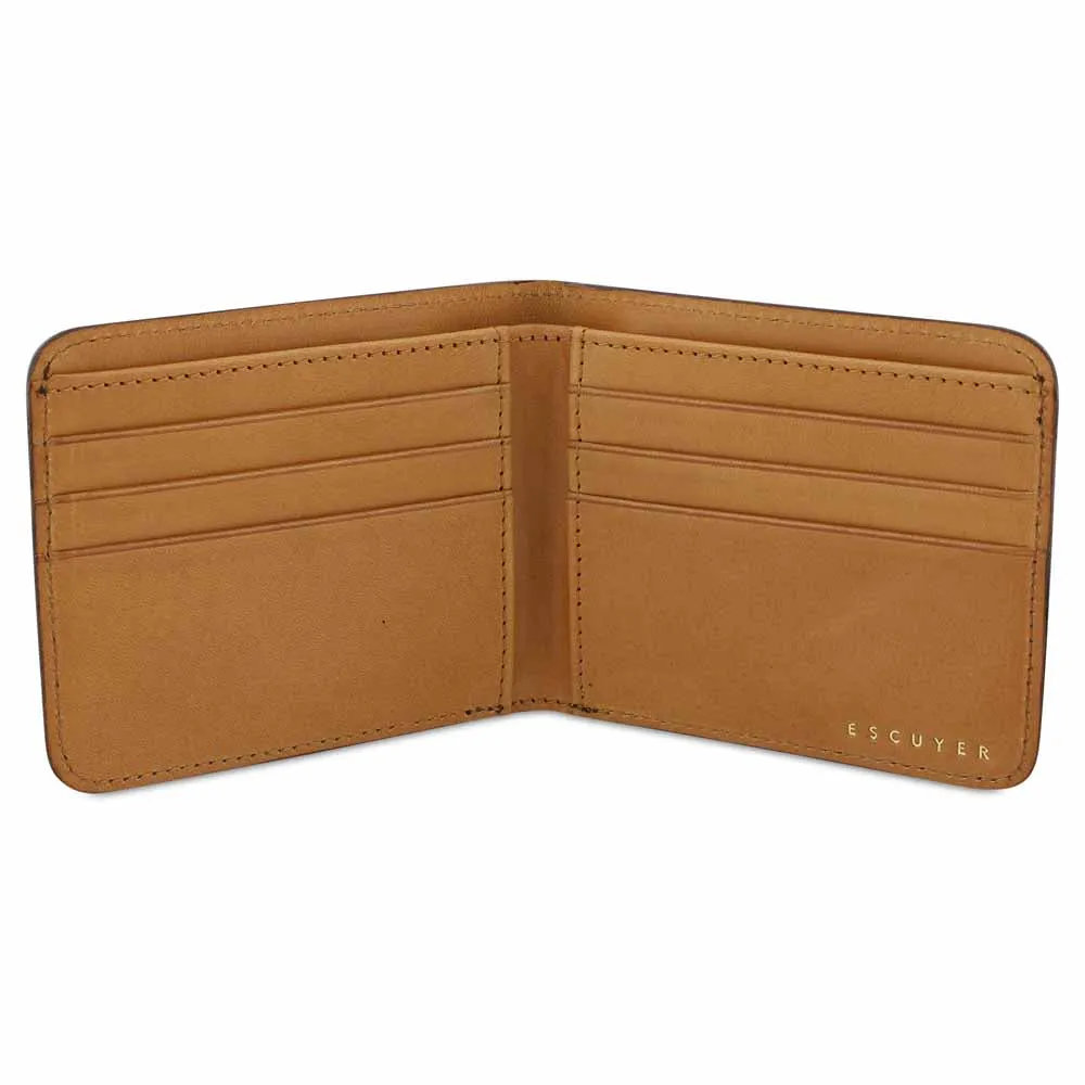Leather Billfold Wallet — Khaki / Natural sold by Escuyer product image thumbnail 3