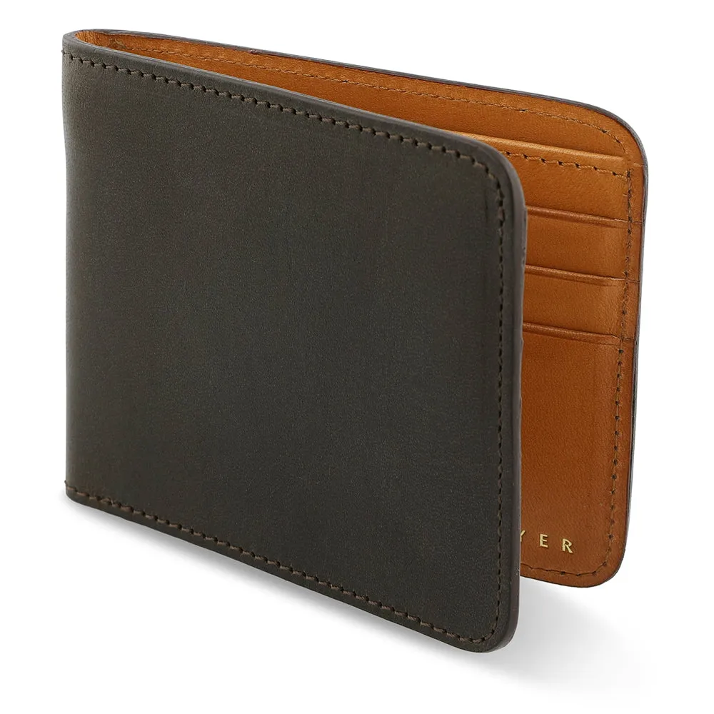 Leather Billfold Wallet — Khaki / Natural sold by Escuyer