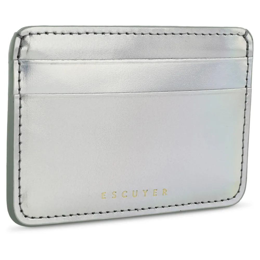 Cardholder - Argent Métallisé Iridescent sold by Escuyer product image thumbnail 3