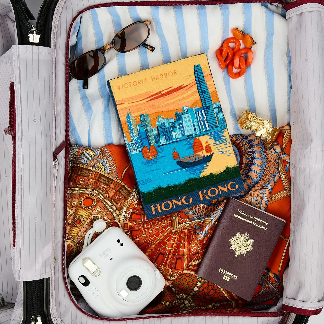 Hong Kong (Dark Blue - Strapped) sold by Olympia Le-Tan product image thumbnail 5