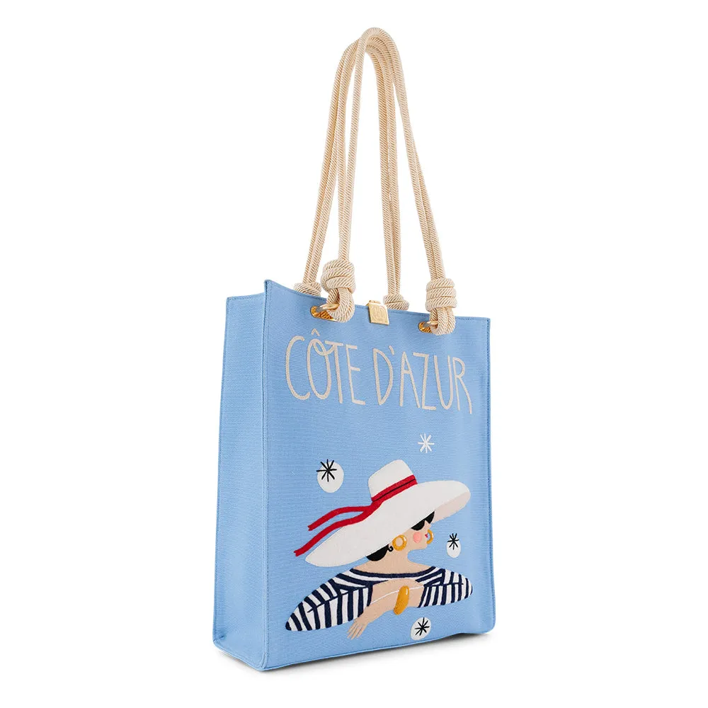 Côte d'Azur (Madalina Andronic - Tote Long) sold by Olympia Le-Tan product image thumbnail 2