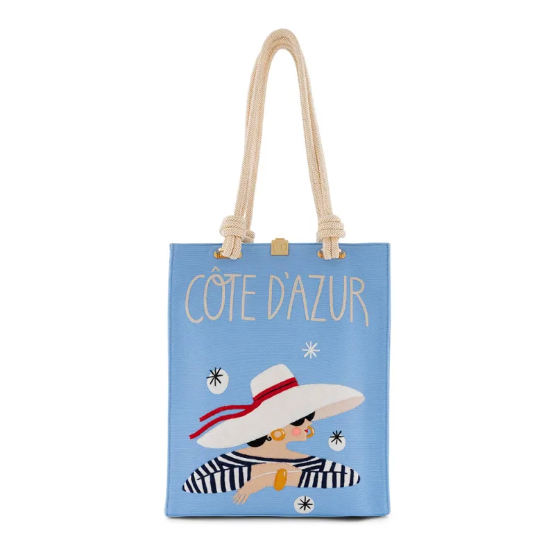 Côte d'Azur (Madalina Andronic - Tote Long) made by Olympia Le-Tan