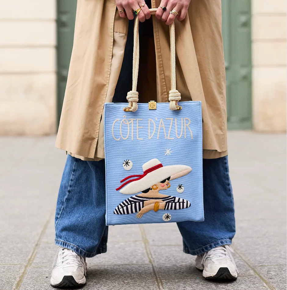 Côte d'Azur (Madalina Andronic - Tote Long) sold by Olympia Le-Tan product image thumbnail 5