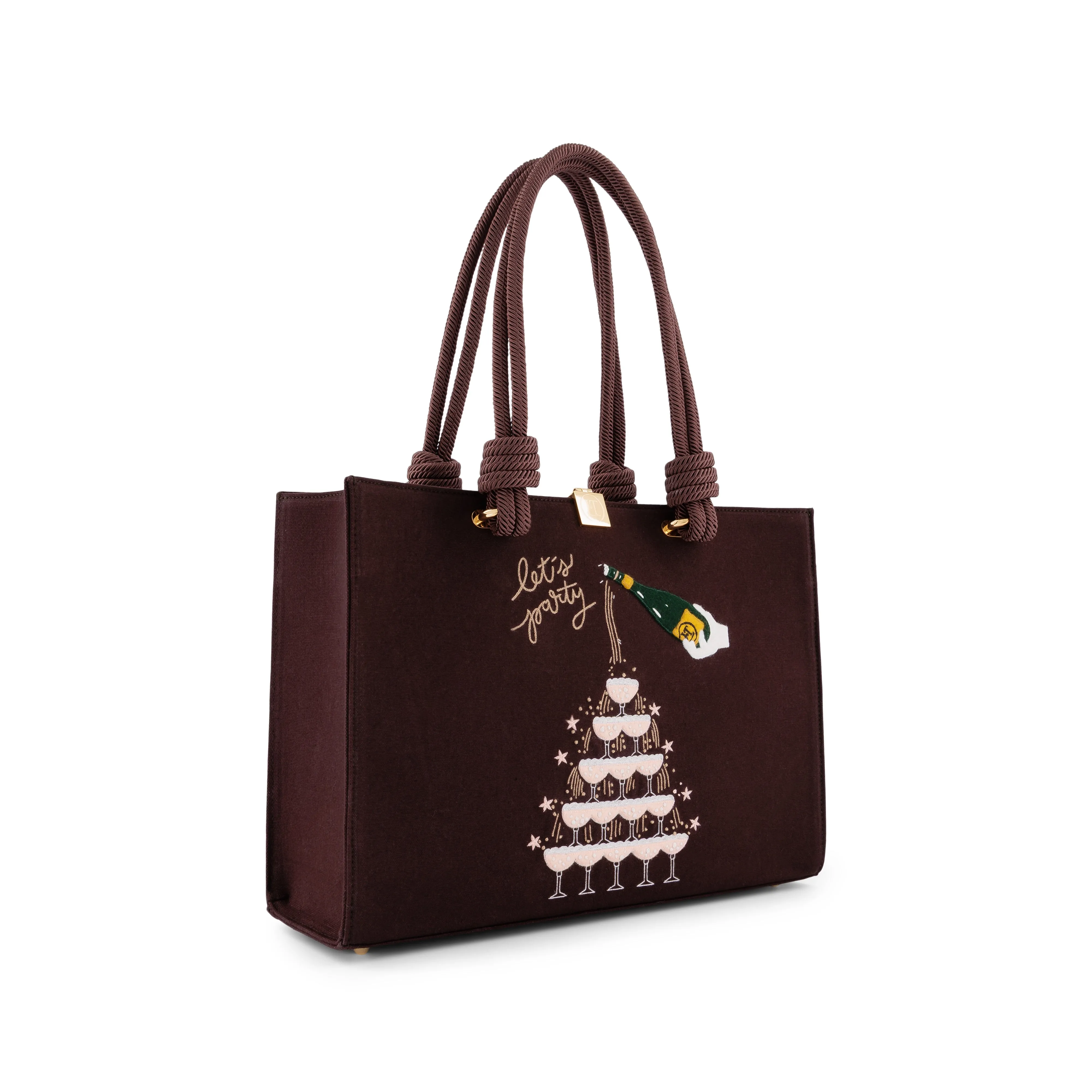 Let's Party (Tote Small) sold by Olympia Le-Tan product image thumbnail 2