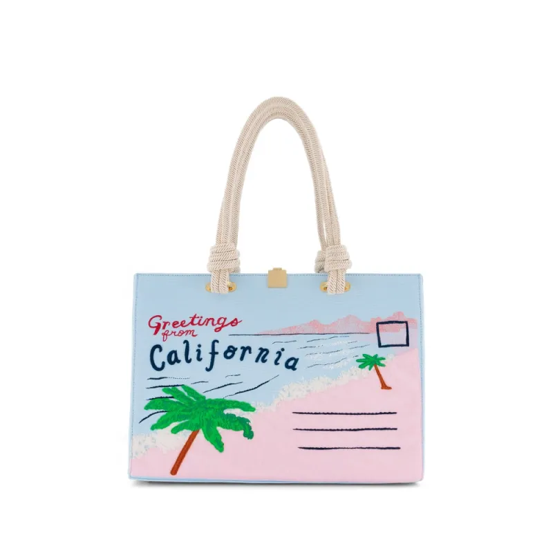 Greetings from California (Tote Medium) made by Olympia Le-Tan