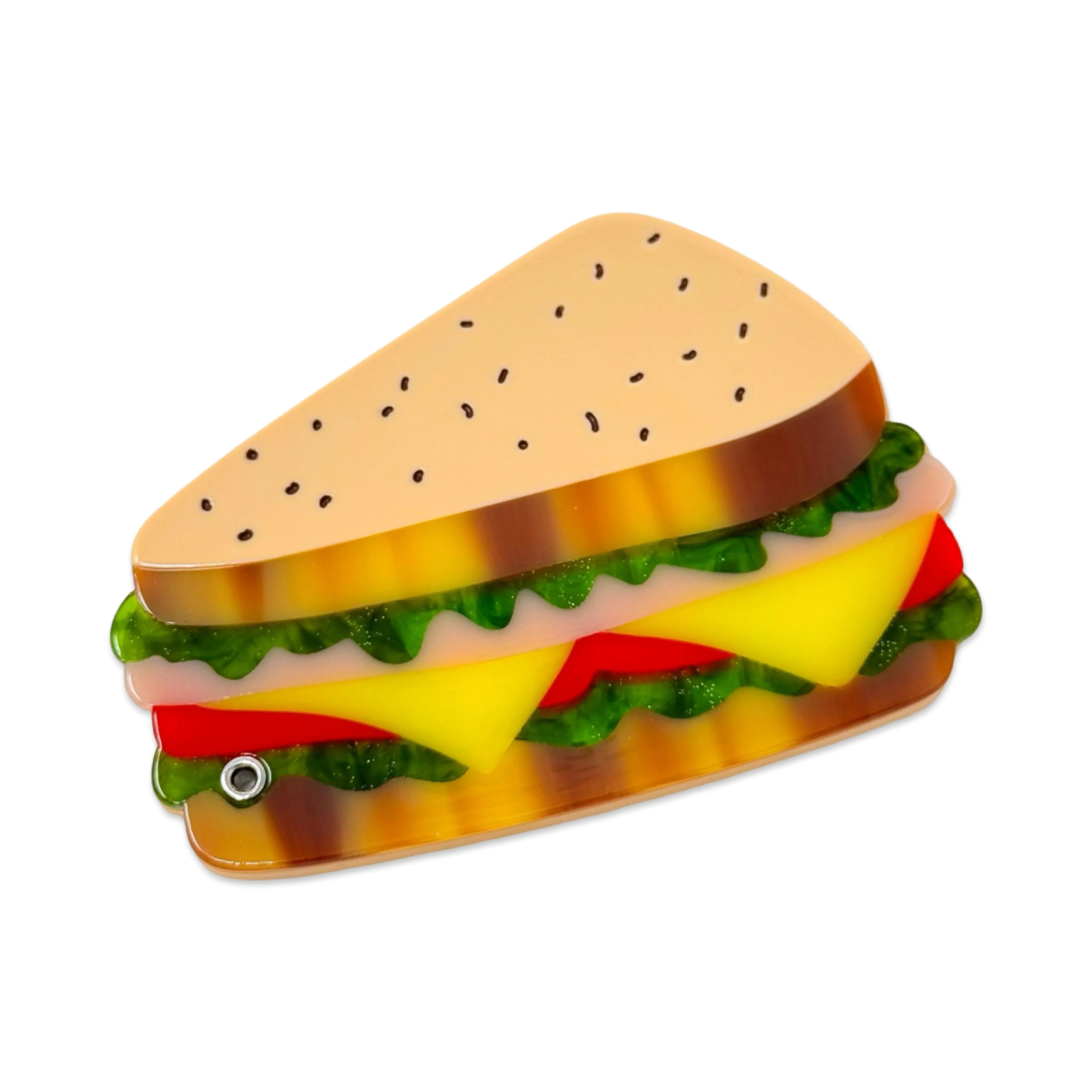 Deli Sandwich Compact Mirror sold by Jenny Lemons product image thumbnail 4