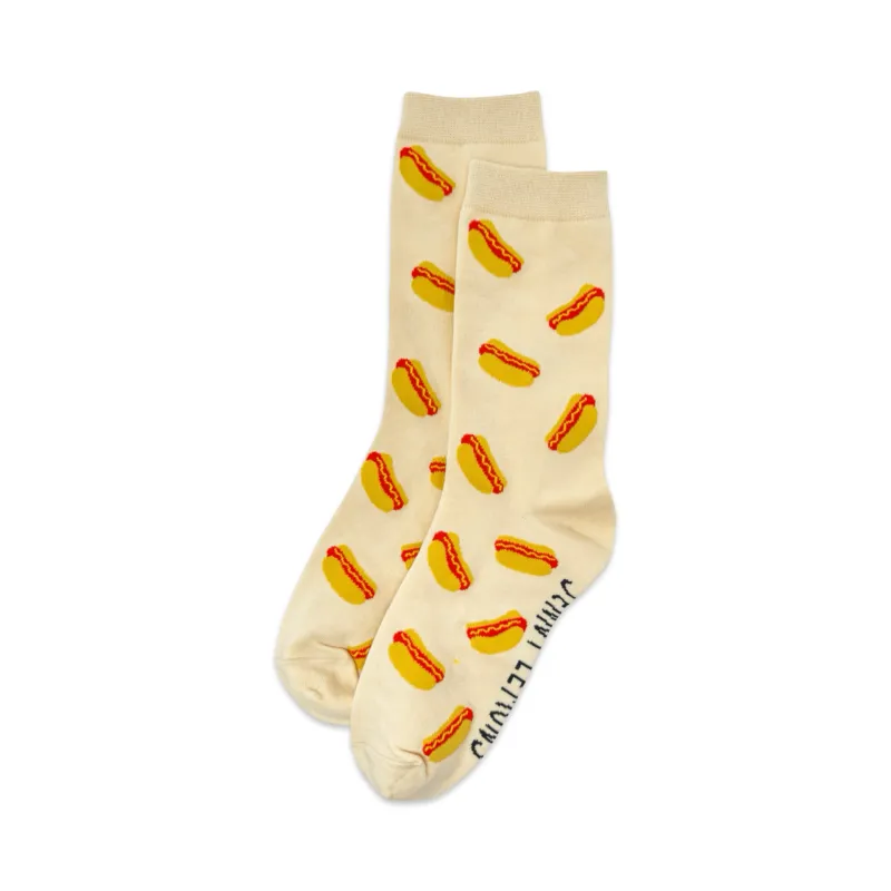 Hot Dog Crew Socks made by Jenny Lemons
