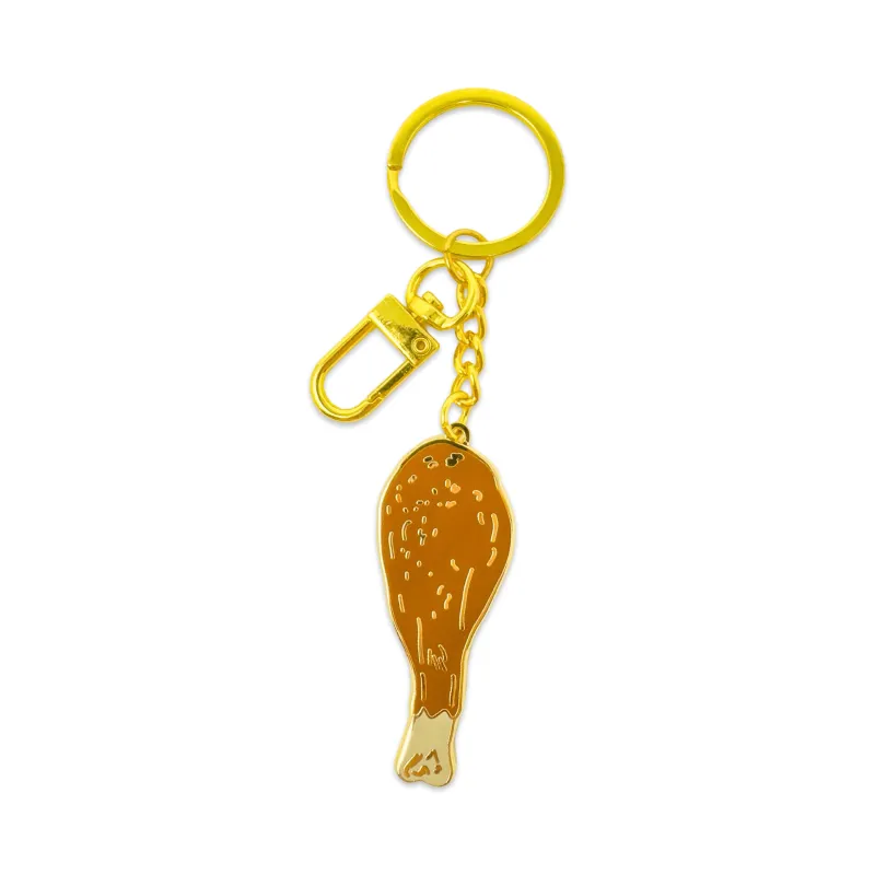 Drumstick Enamel Bag Charm & Keychain made by Jenny Lemons