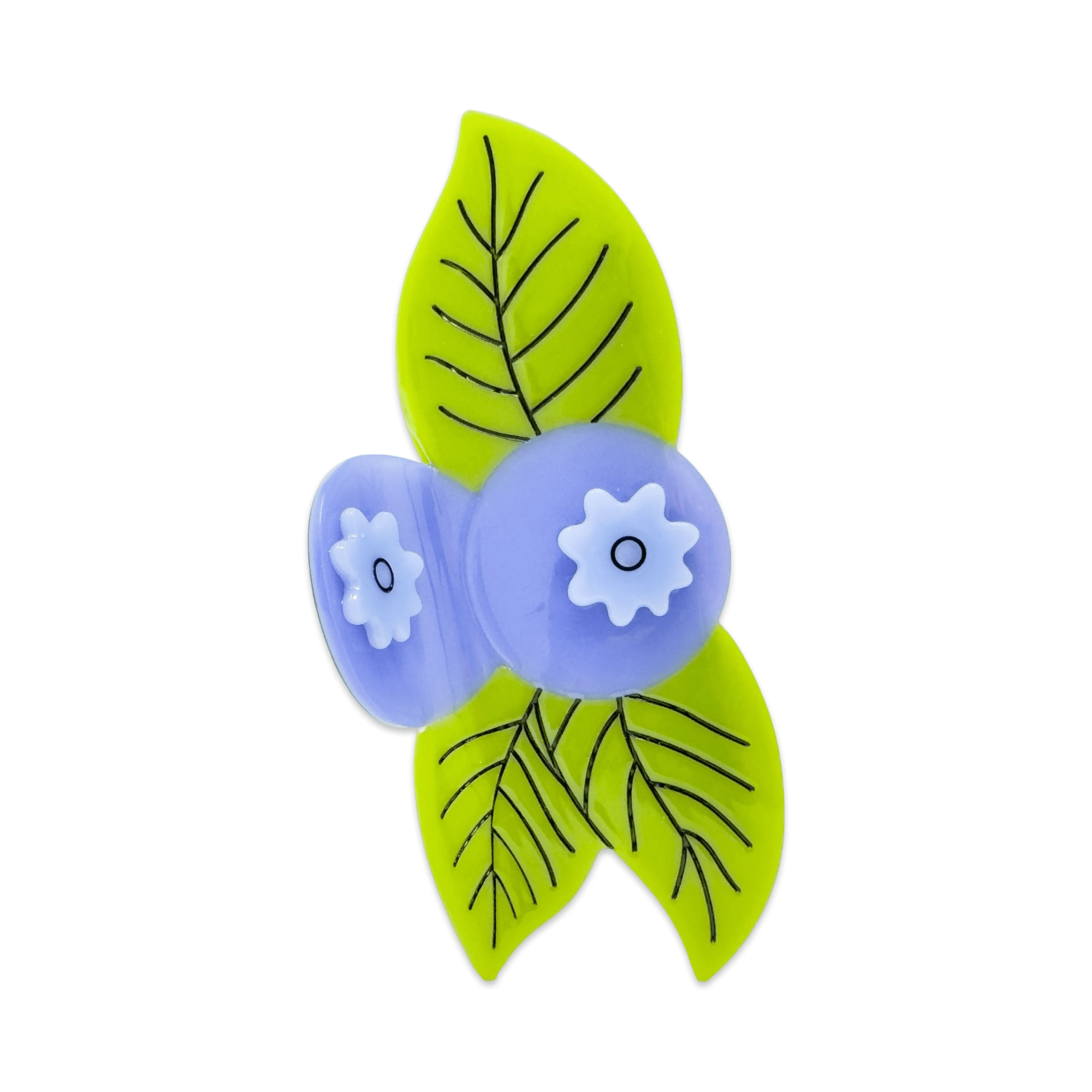 XL Blueberry Hair Claw Clip sold by Jenny Lemons product image thumbnail 5
