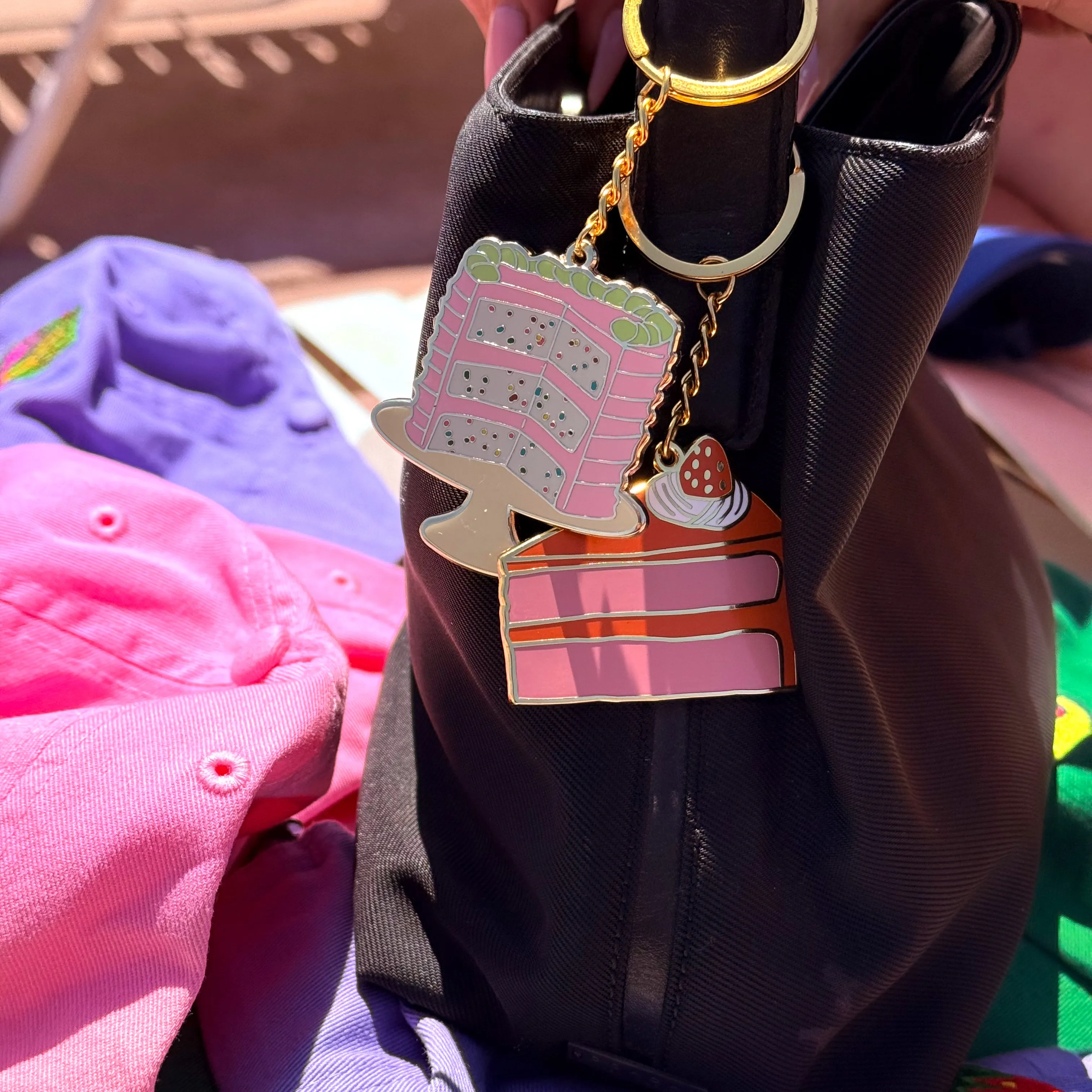 Confetti Cake Enamel Keychain sold by Jenny Lemons product image thumbnail 2