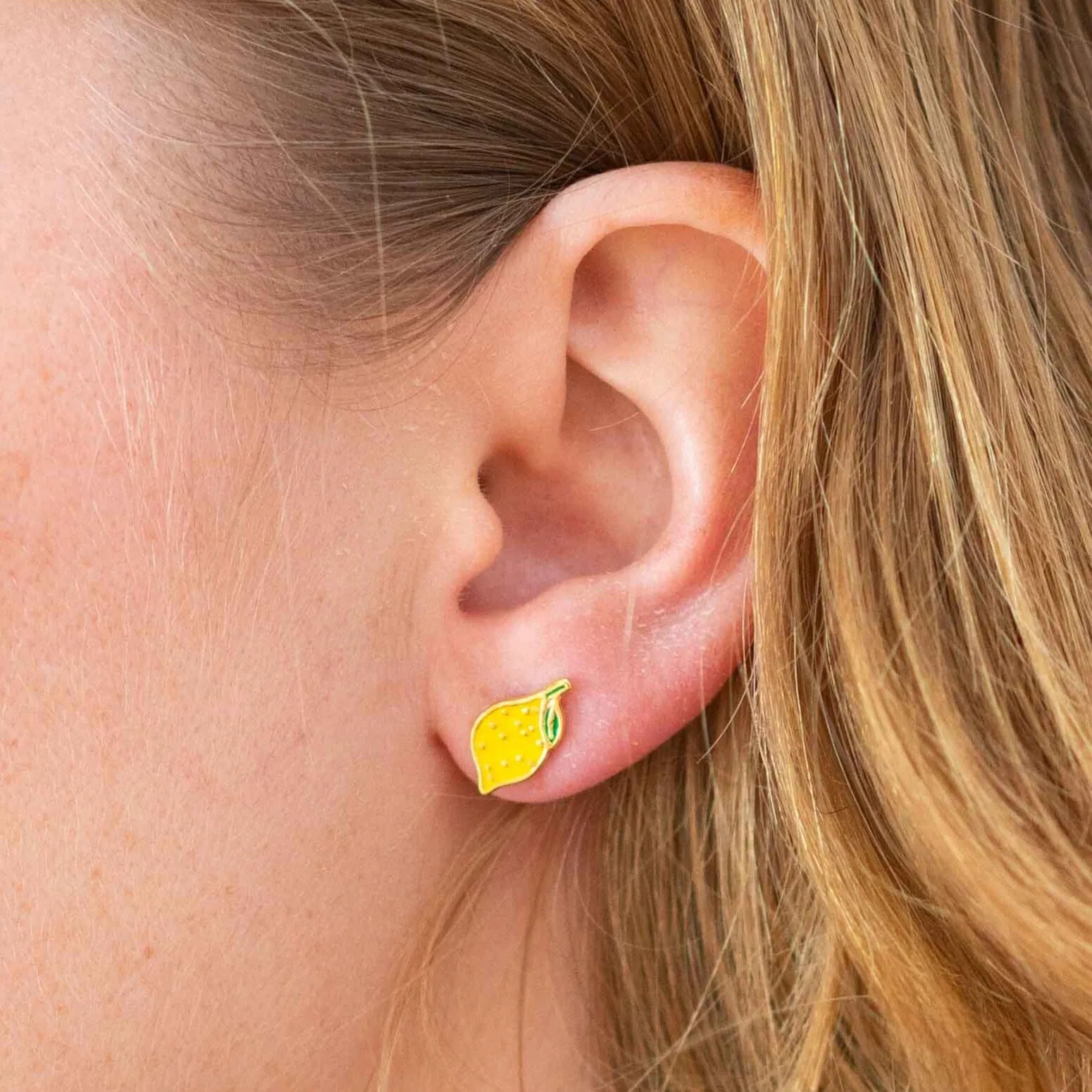 Lemon Enamel Earrings sold by Jenny Lemons product image thumbnail 2
