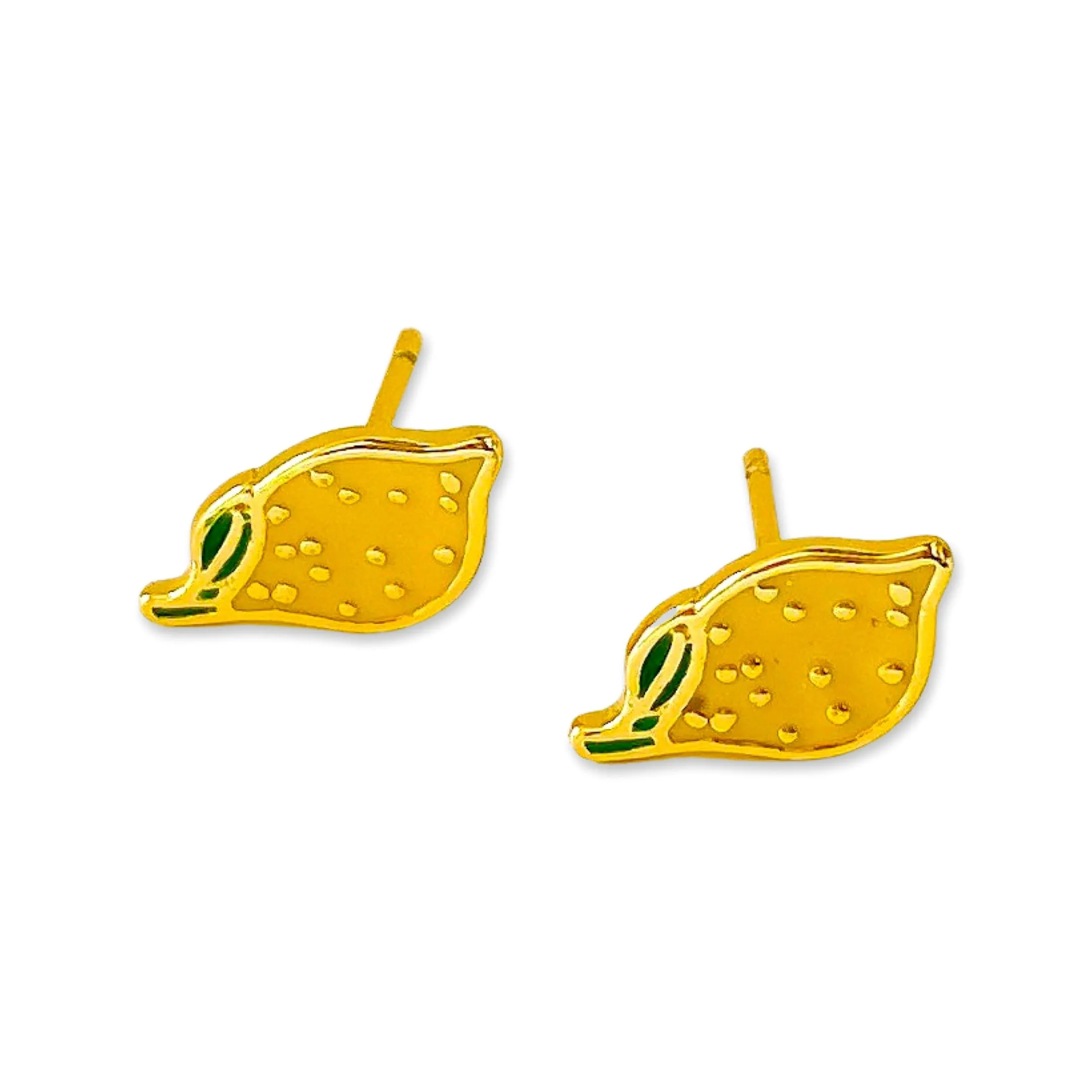 Lemon Enamel Earrings sold by Jenny Lemons