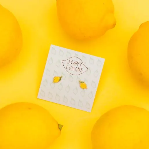 Lemon Enamel Earrings sold by Jenny Lemons product image thumbnail 3