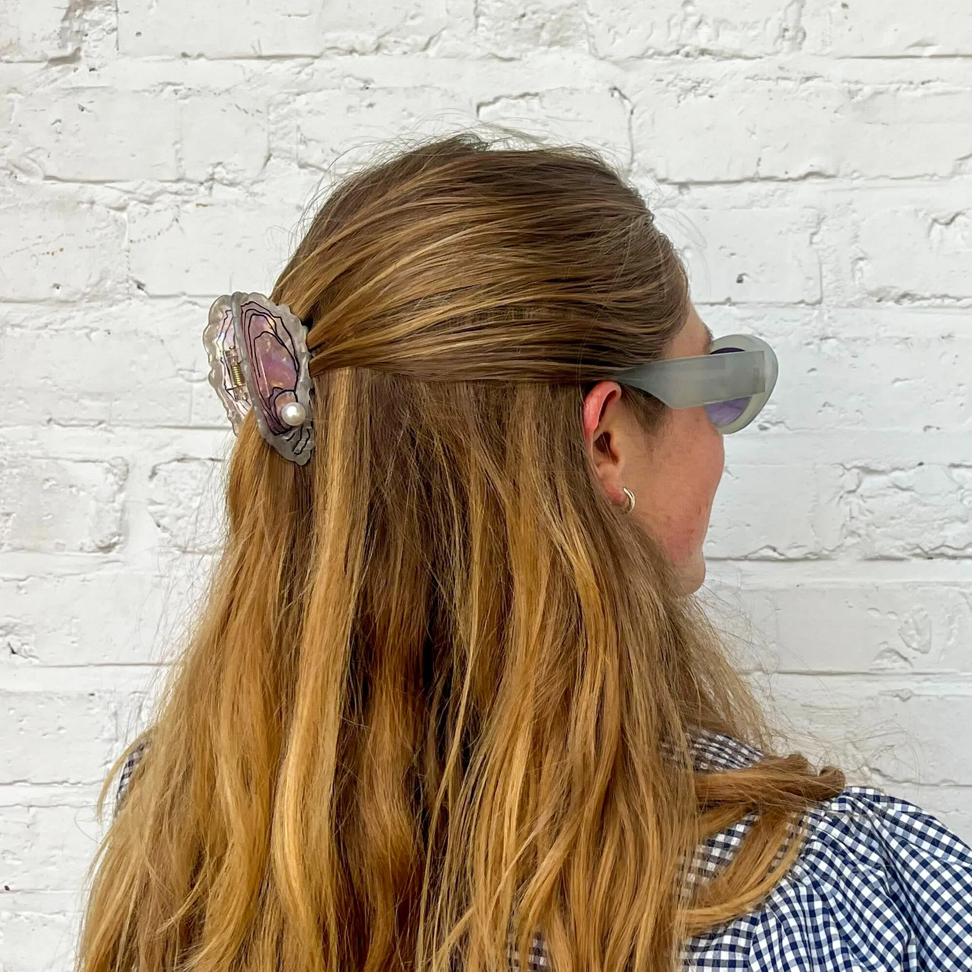 Midi Oyster Hair Claw Clip sold by Jenny Lemons product image thumbnail 2