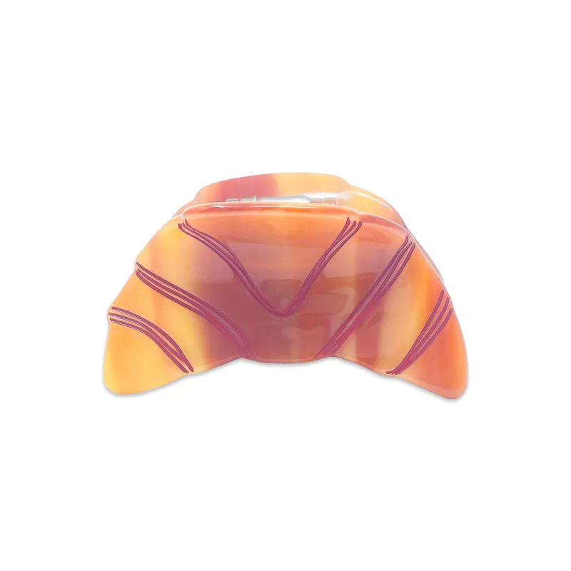 Midi Croissant Hair Claw Clip made by Jenny Lemons