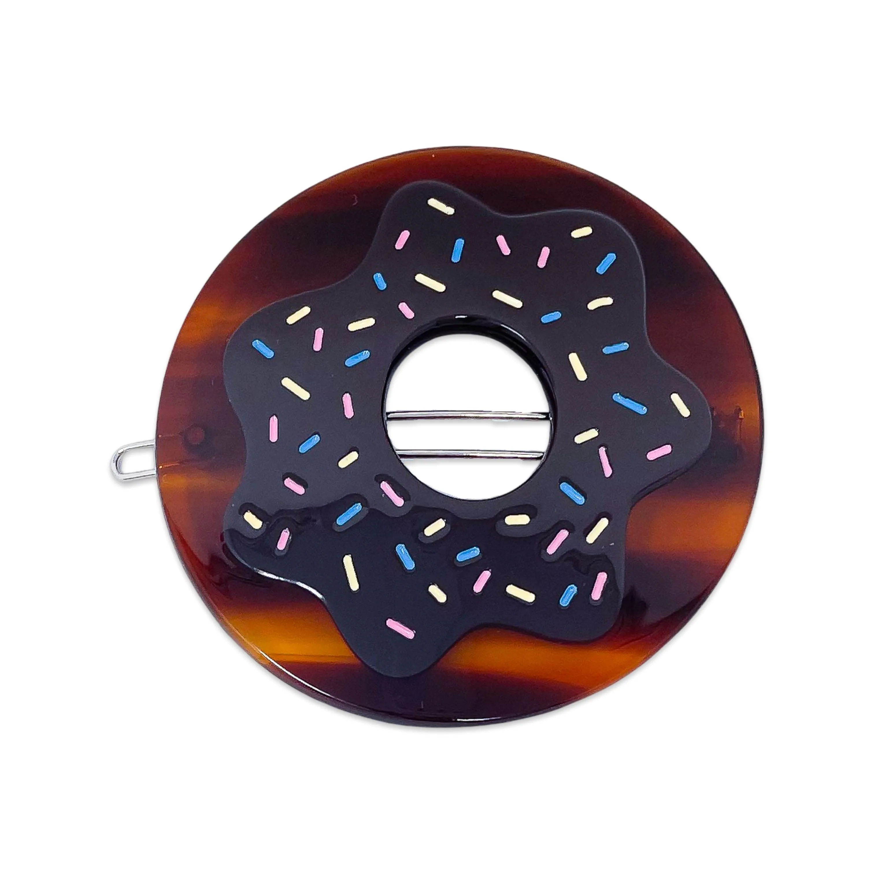 Chocolate Sprinkle Donut Clasp Clip sold by Jenny Lemons