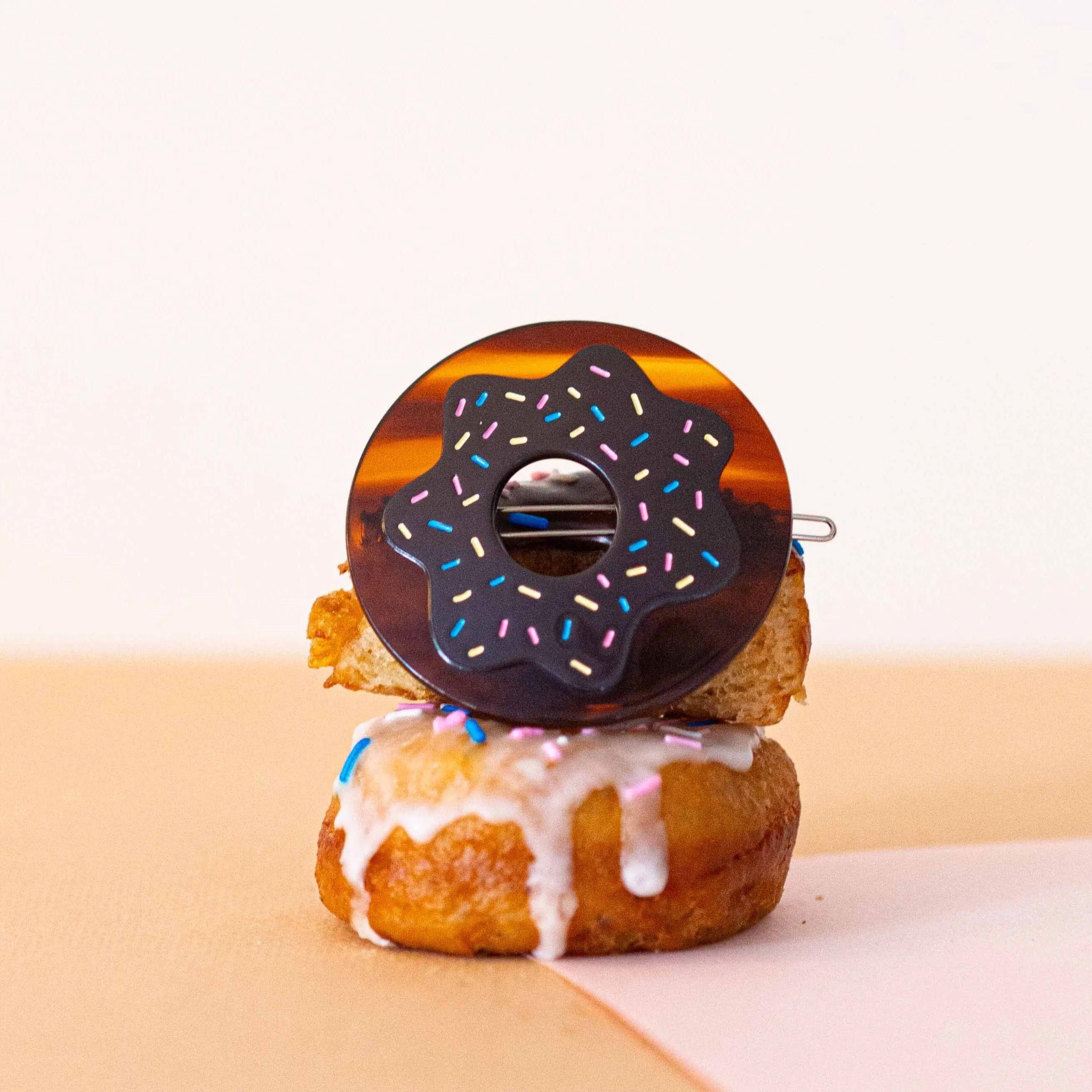 Chocolate Sprinkle Donut Clasp Clip sold by Jenny Lemons product image thumbnail 3