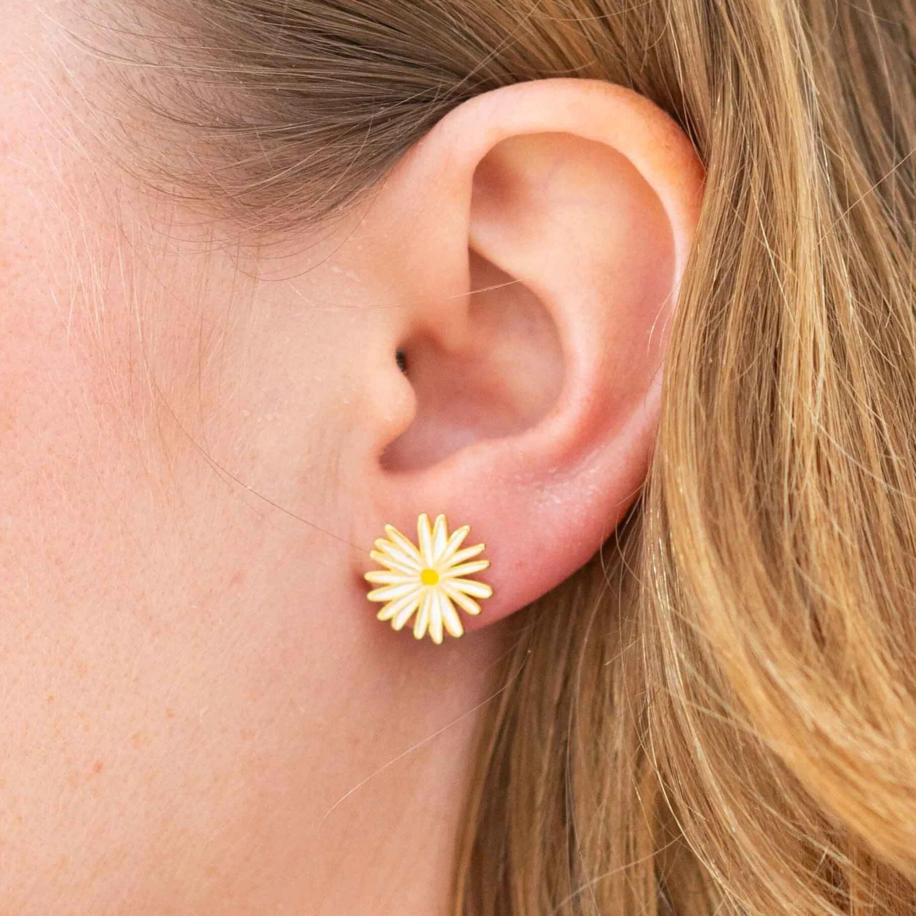 Daisy Enamel Earrings sold by Jenny Lemons product image thumbnail 3