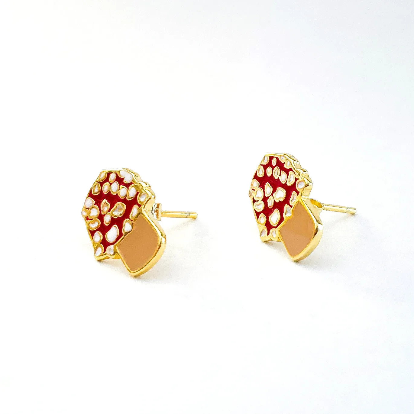 Mushroom Enamel Earrings sold by Jenny Lemons product image thumbnail 4