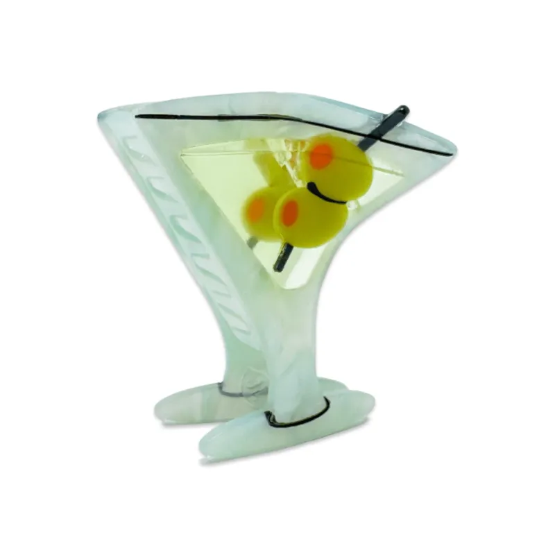 Midi Martini Hair Claw Clip made by Jenny Lemons