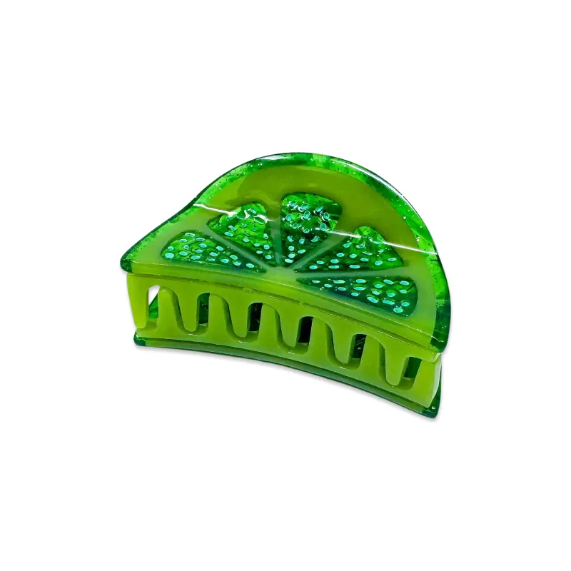 Mini Lime Slice Hair Claw Clip made by Jenny Lemons