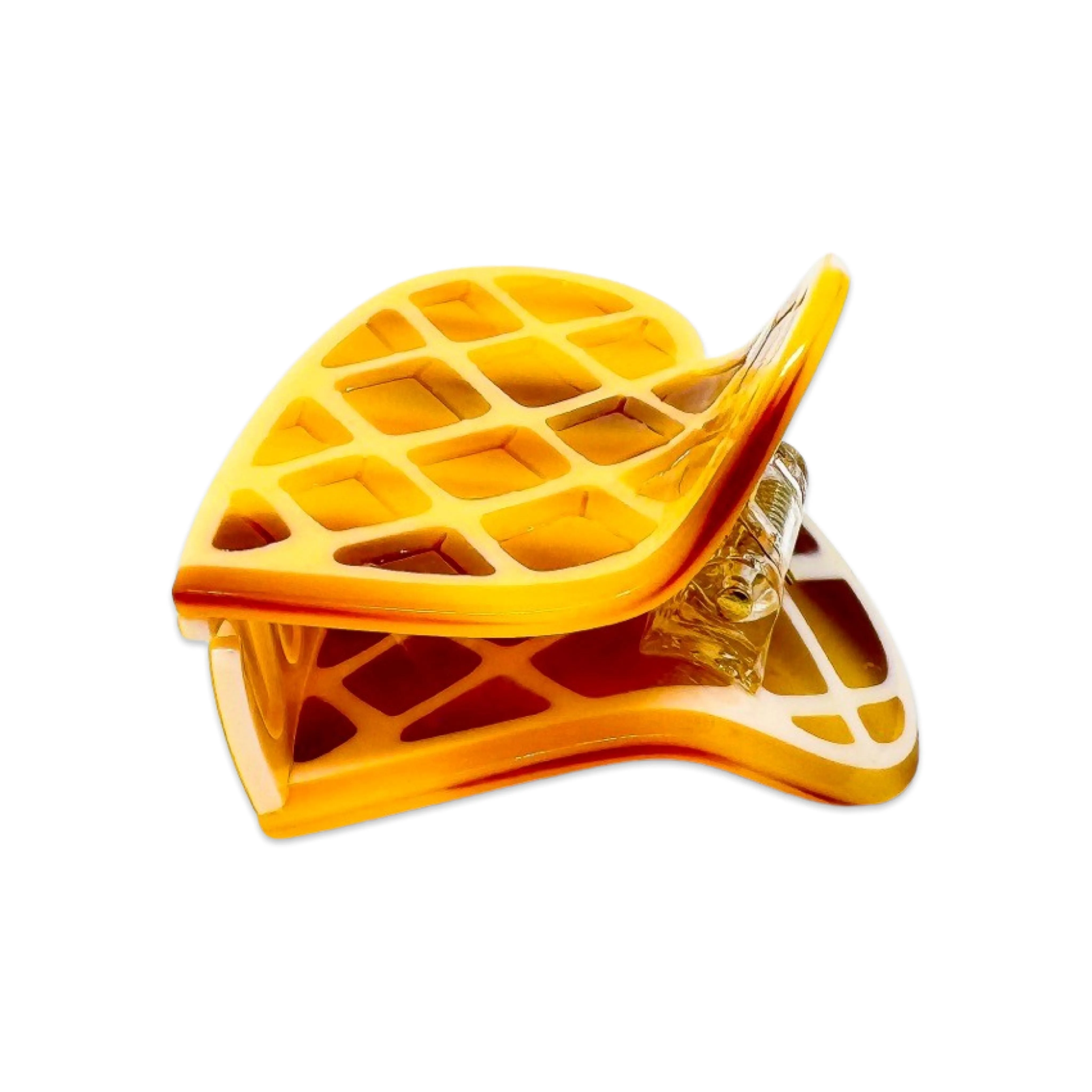 Midi Heart Waffle Hair Claw Clip sold by Jenny Lemons product image thumbnail 4