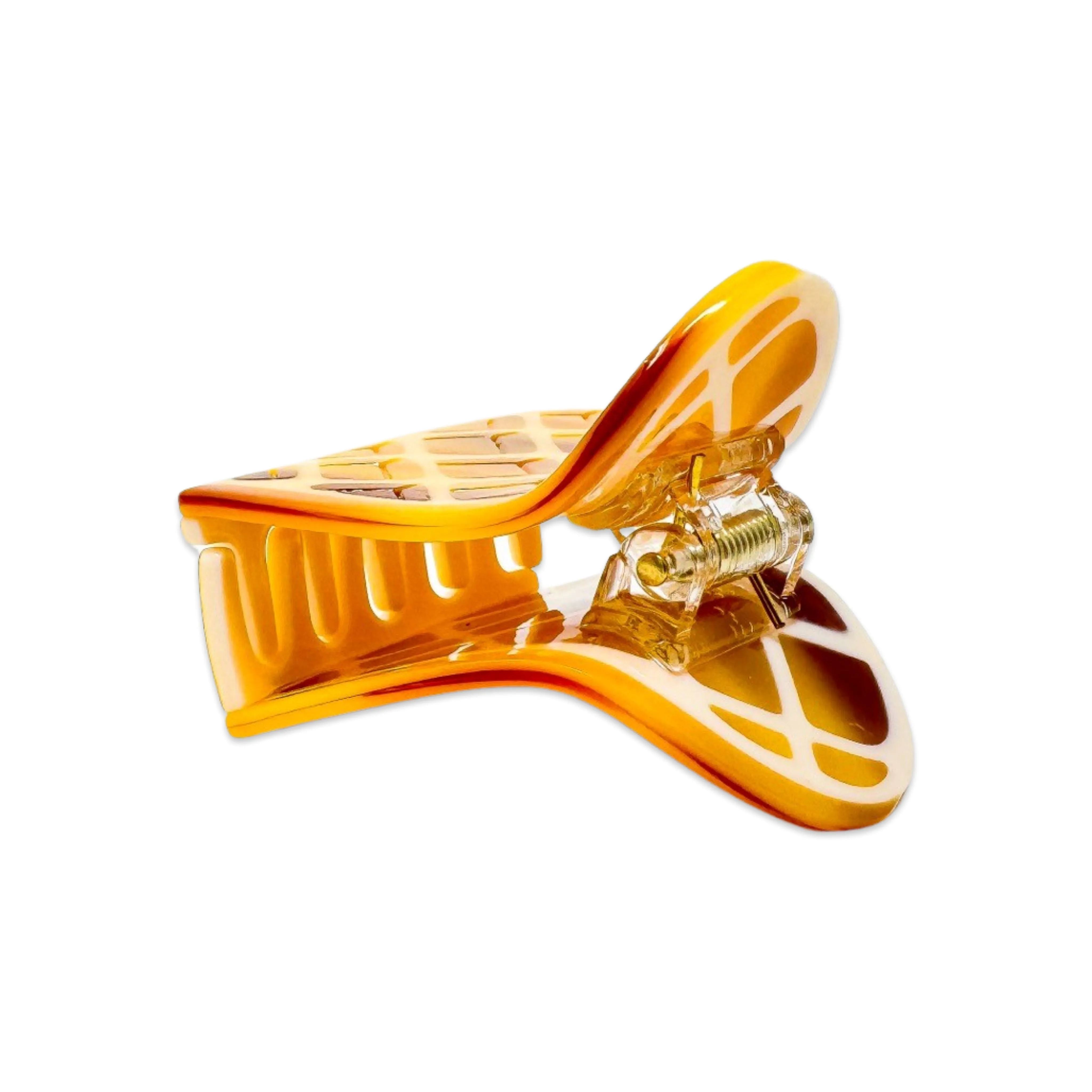 Midi Heart Waffle Hair Claw Clip sold by Jenny Lemons product image thumbnail 5